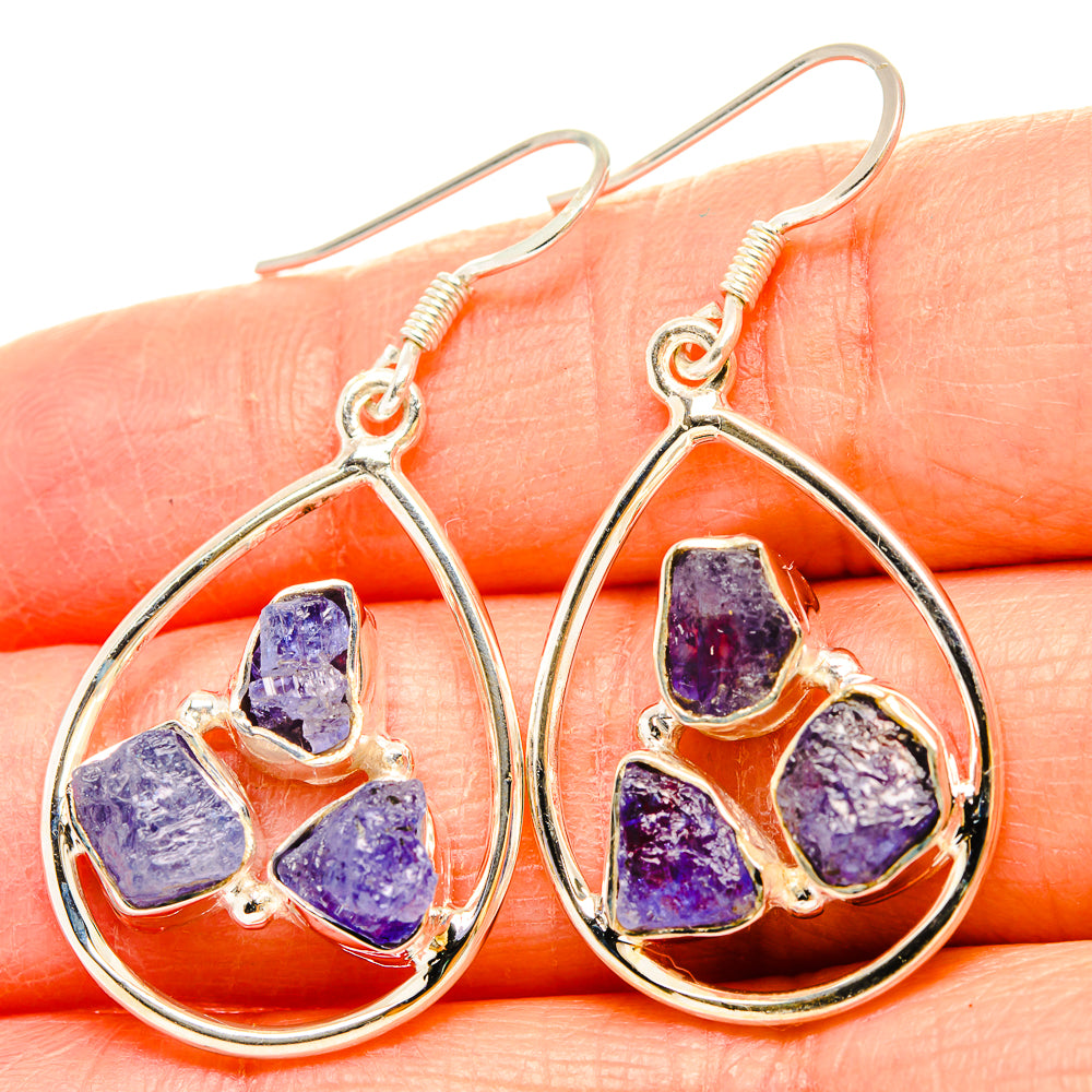 Tanzanite Earrings handcrafted by Ana Silver Co - EARR431174