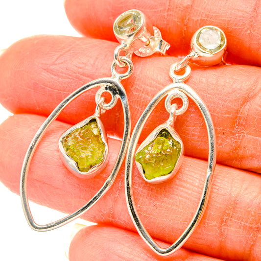 Peridot Earrings handcrafted by Ana Silver Co - EARR431195