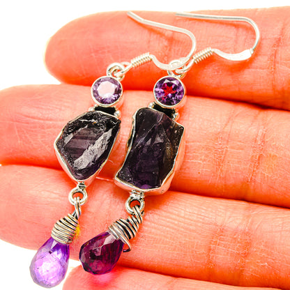 Amethyst Earrings handcrafted by Ana Silver Co - EARR431197