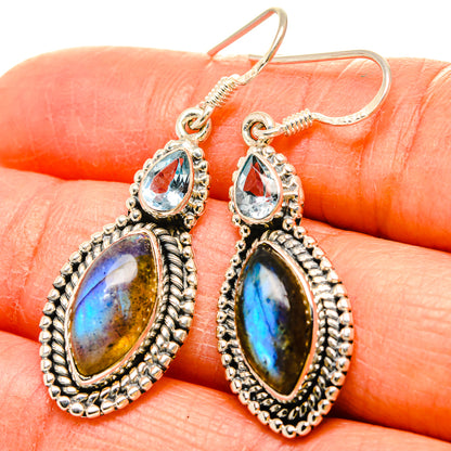 Labradorite Earrings handcrafted by Ana Silver Co - EARR431216