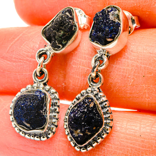 Lapis Lazuli Earrings handcrafted by Ana Silver Co - EARR431217