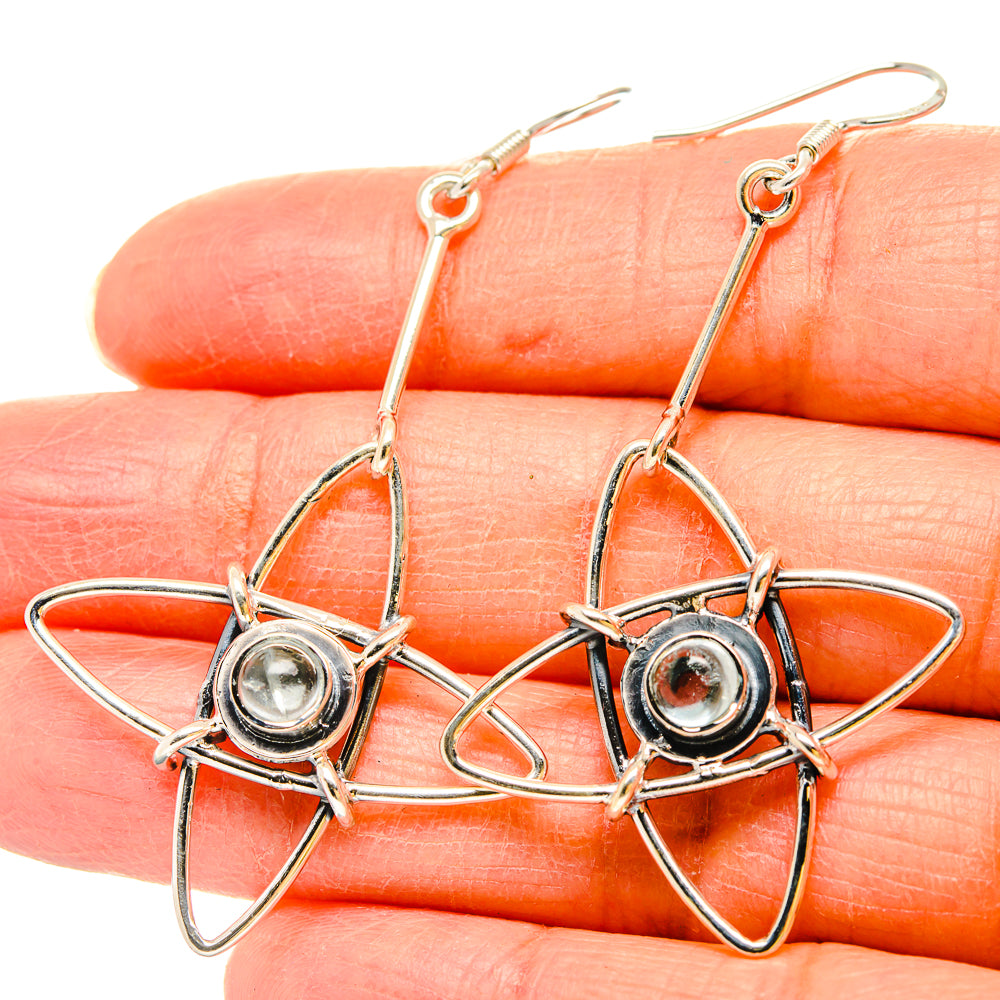 White Quartz Earrings handcrafted by Ana Silver Co - EARR431218