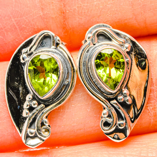 Peridot Earrings handcrafted by Ana Silver Co - EARR431226