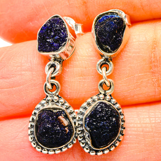 Lapis Lazuli Earrings handcrafted by Ana Silver Co - EARR431227