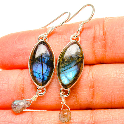 Labradorite Earrings handcrafted by Ana Silver Co - EARR431230