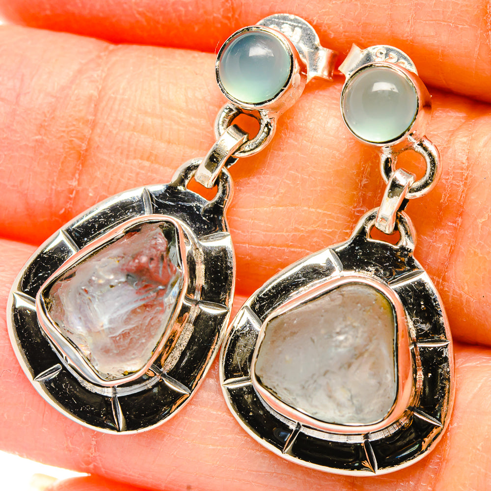 Aquamarine Earrings handcrafted by Ana Silver Co - EARR431233