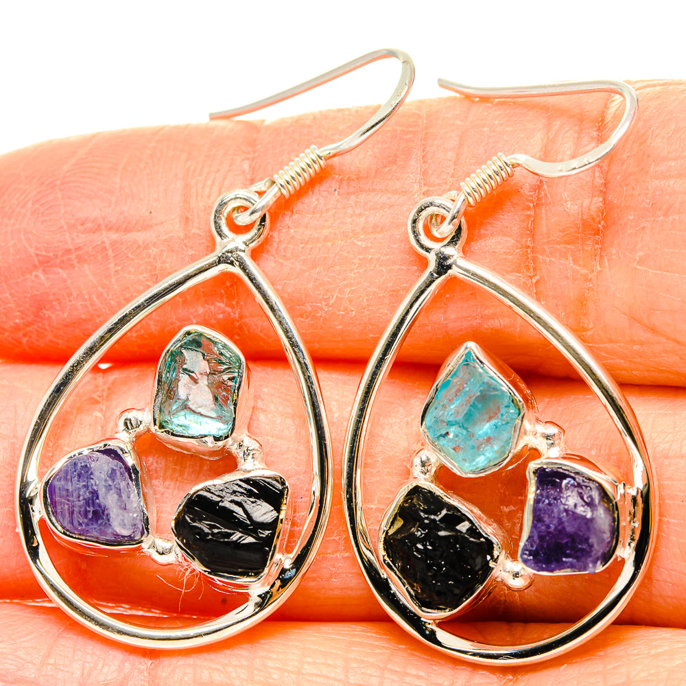 Tektite Earrings handcrafted by Ana Silver Co - EARR431248