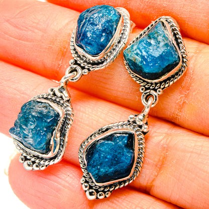 Apatite Earrings handcrafted by Ana Silver Co - EARR431249
