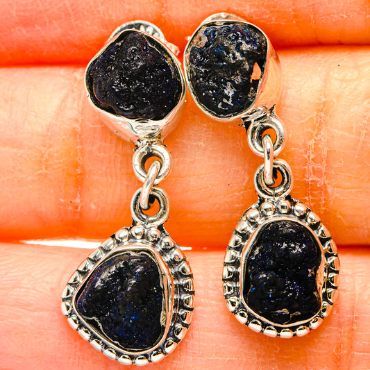 Azurite Earrings handcrafted by Ana Silver Co - EARR431251