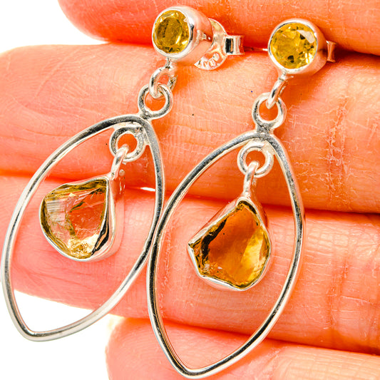 Citrine Earrings handcrafted by Ana Silver Co - EARR431253