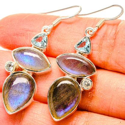Labradorite Earrings handcrafted by Ana Silver Co - EARR431256