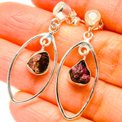 Pink Tourmaline Earrings handcrafted by Ana Silver Co - EARR431260