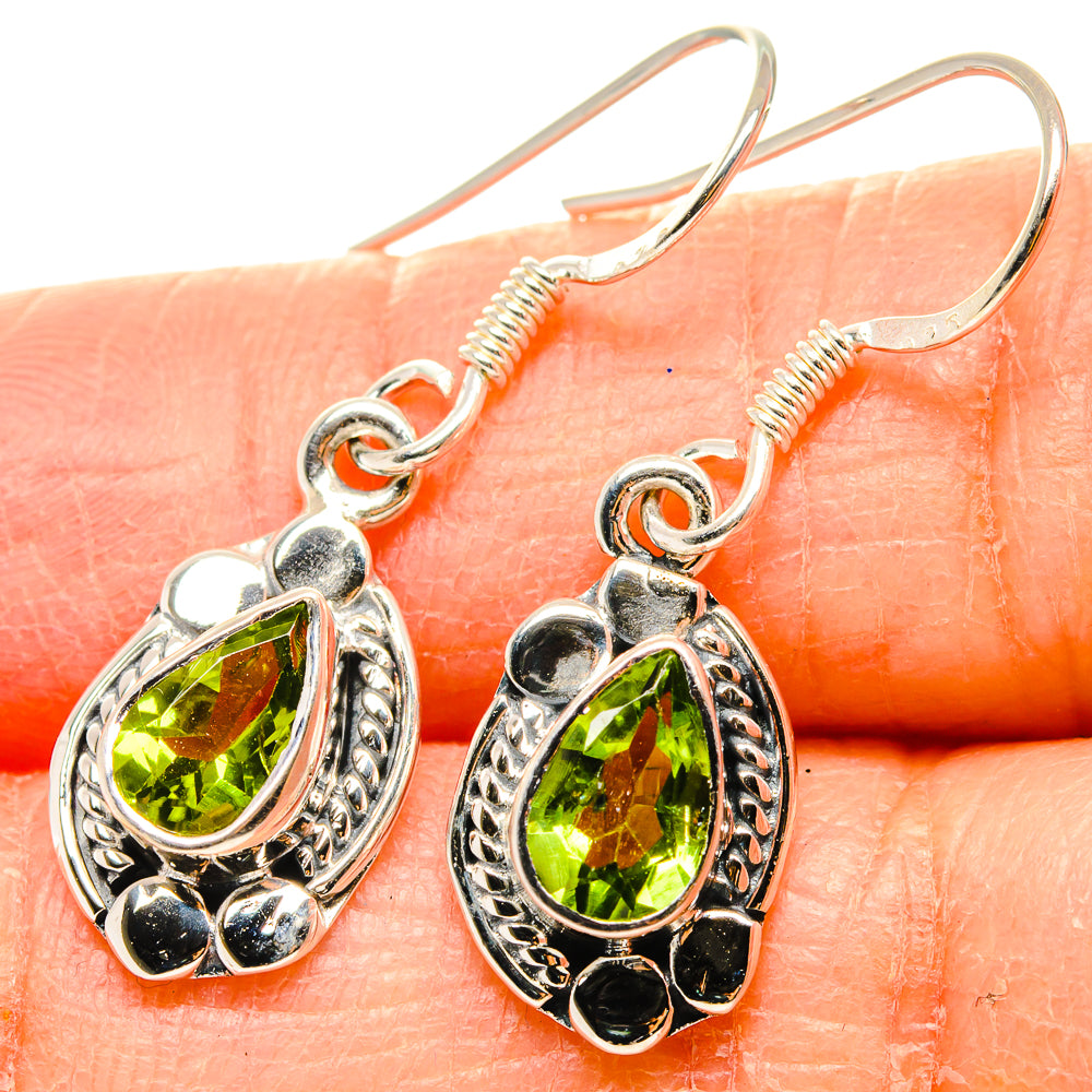 Peridot Earrings handcrafted by Ana Silver Co - EARR431263