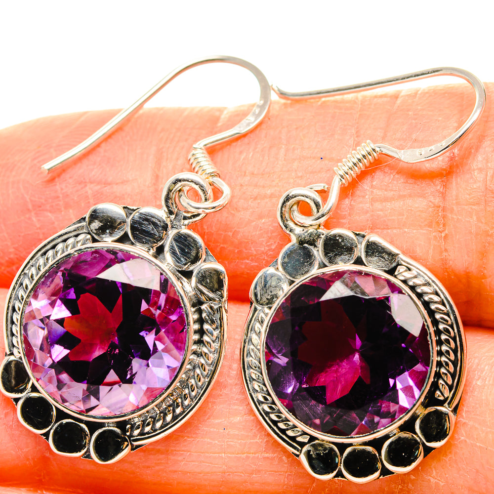 Amethyst Earrings handcrafted by Ana Silver Co - EARR431264