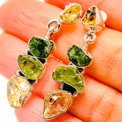 Citrine Earrings handcrafted by Ana Silver Co - EARR431266