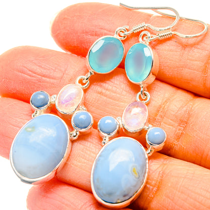 Owyhee Opal Earrings handcrafted by Ana Silver Co - EARR431268