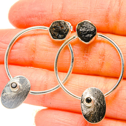 Tektite Earrings handcrafted by Ana Silver Co - EARR431271