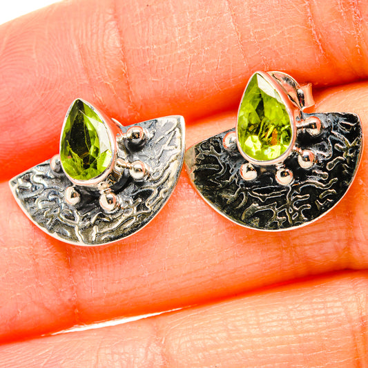 Peridot Earrings handcrafted by Ana Silver Co - EARR431272