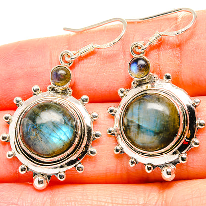 Labradorite Earrings handcrafted by Ana Silver Co - EARR431273