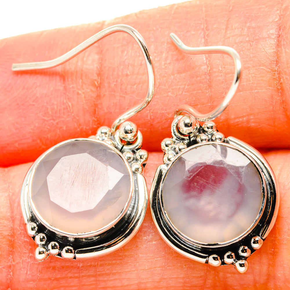 Rainbow Moonstone Earrings handcrafted by Ana Silver Co - EARR431274