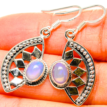 Ethiopian Opal Earrings handcrafted by Ana Silver Co - EARR431279