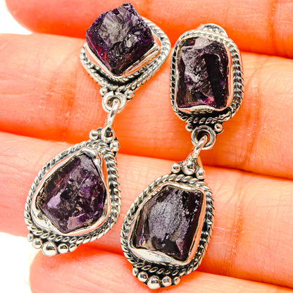 Amethyst Earrings handcrafted by Ana Silver Co - EARR431280