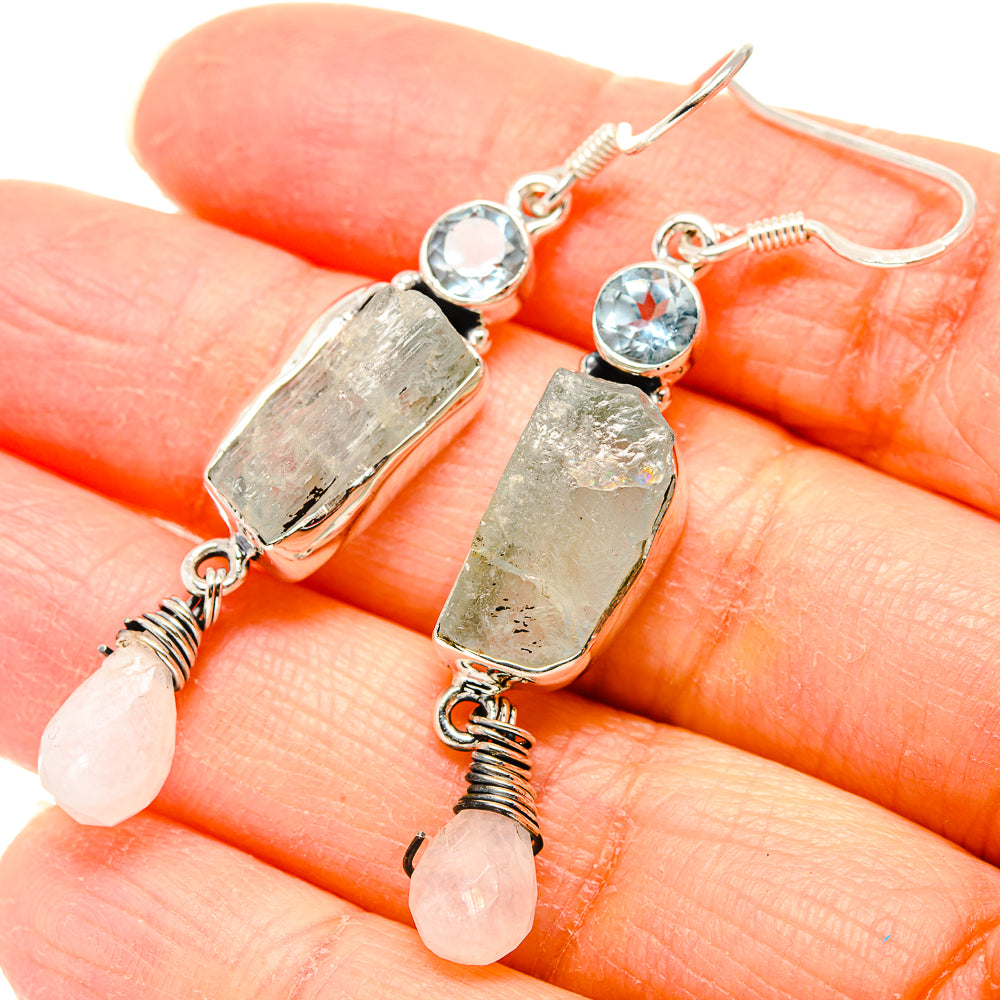 Aquamarine Earrings handcrafted by Ana Silver Co - EARR431285