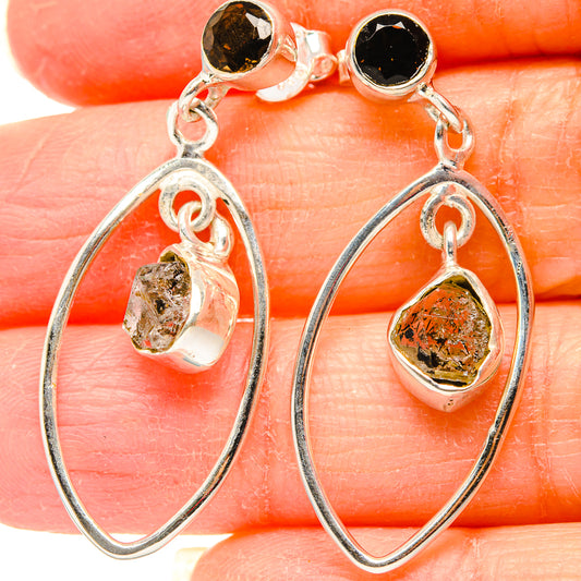 Herkimer Diamond Earrings handcrafted by Ana Silver Co - EARR431290