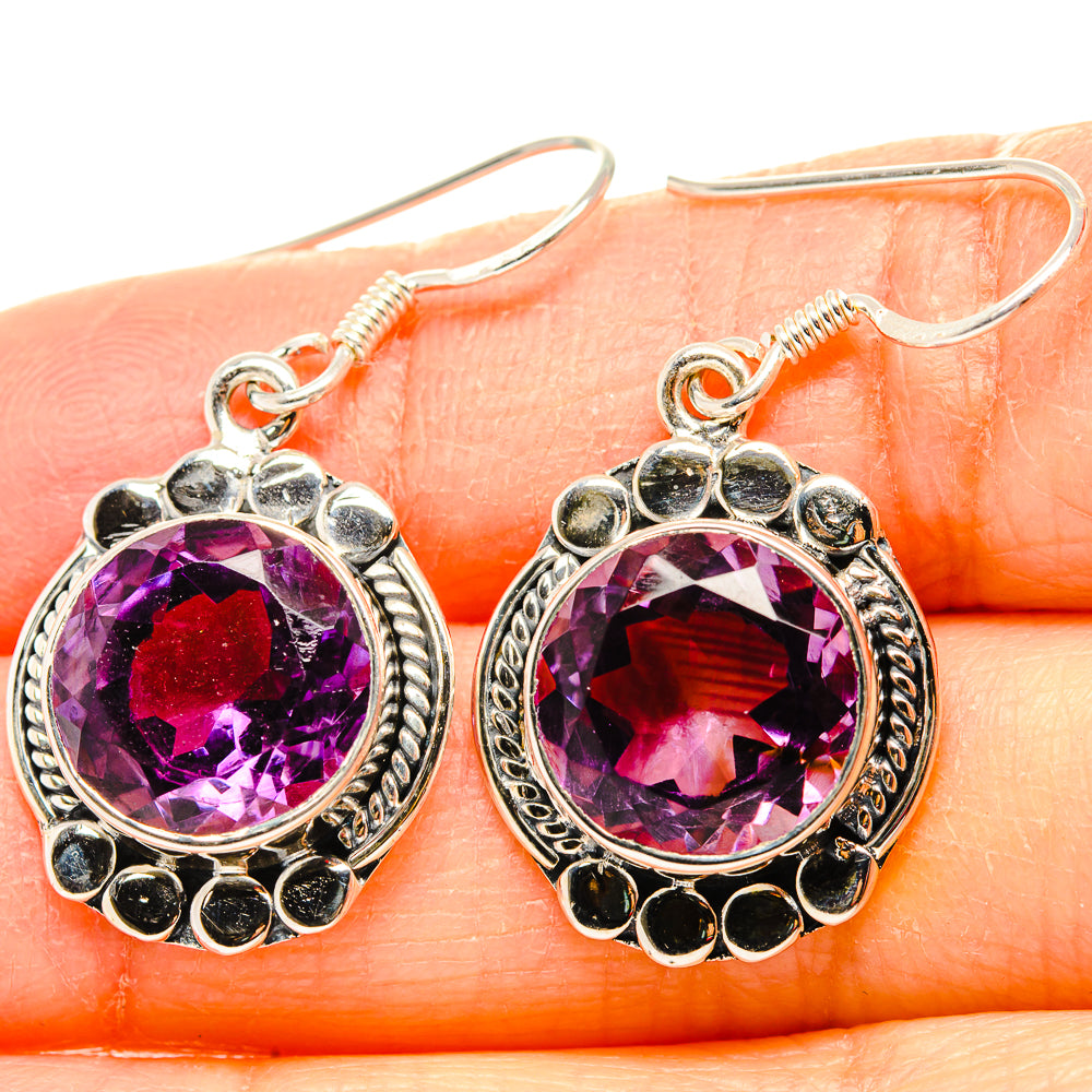 Amethyst Earrings handcrafted by Ana Silver Co - EARR431295