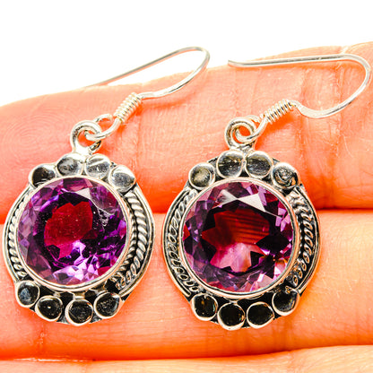 Amethyst Earrings handcrafted by Ana Silver Co - EARR431295