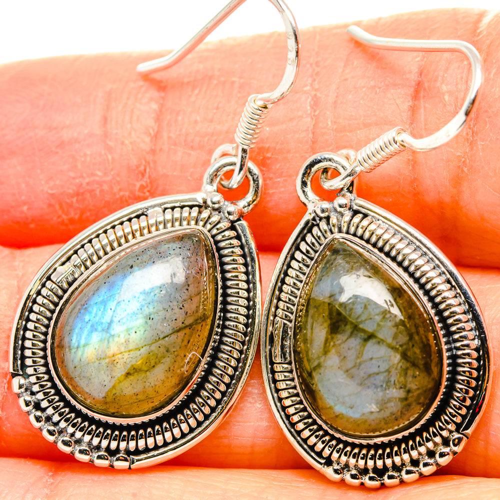 Labradorite Earrings handcrafted by Ana Silver Co - EARR431296
