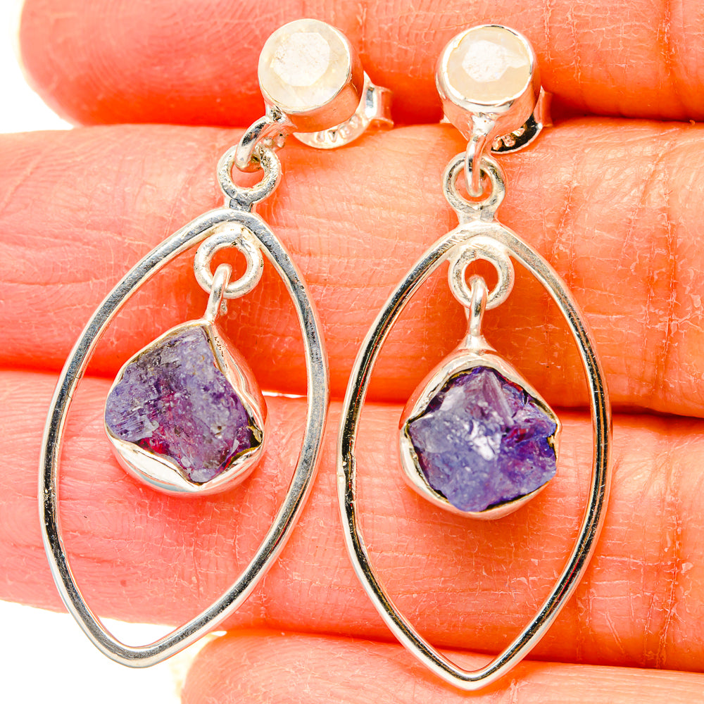 Tanzanite Earrings handcrafted by Ana Silver Co - EARR431298