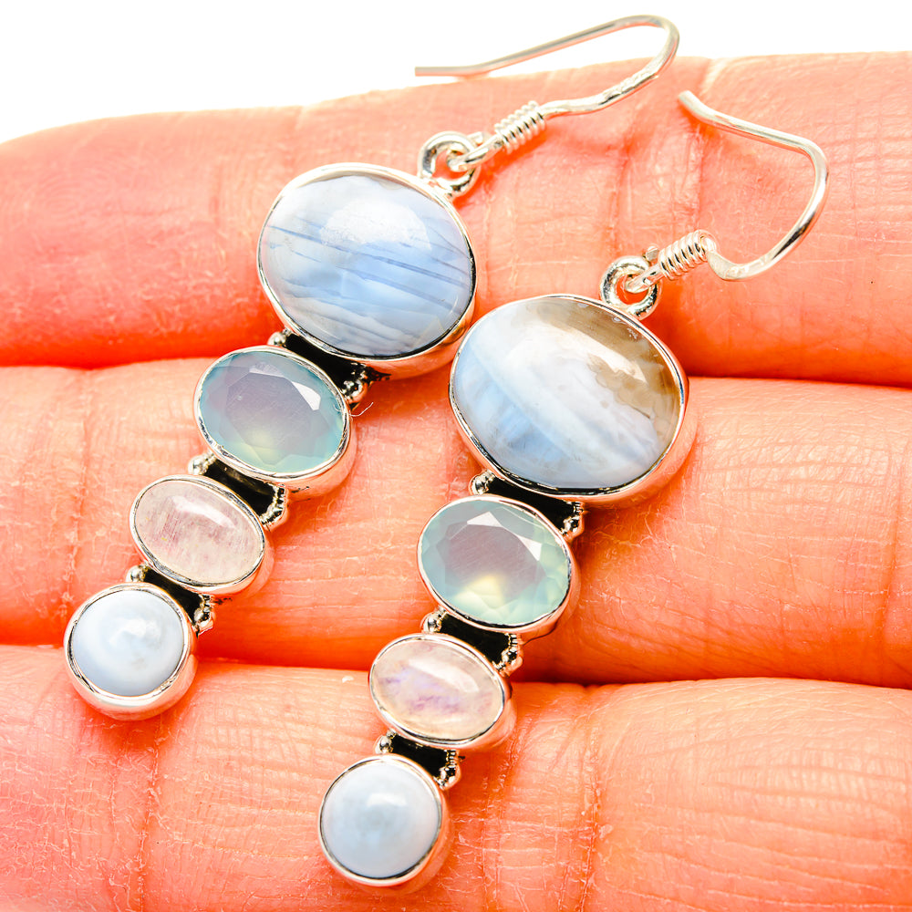 Owyhee Opal Earrings handcrafted by Ana Silver Co - EARR431314