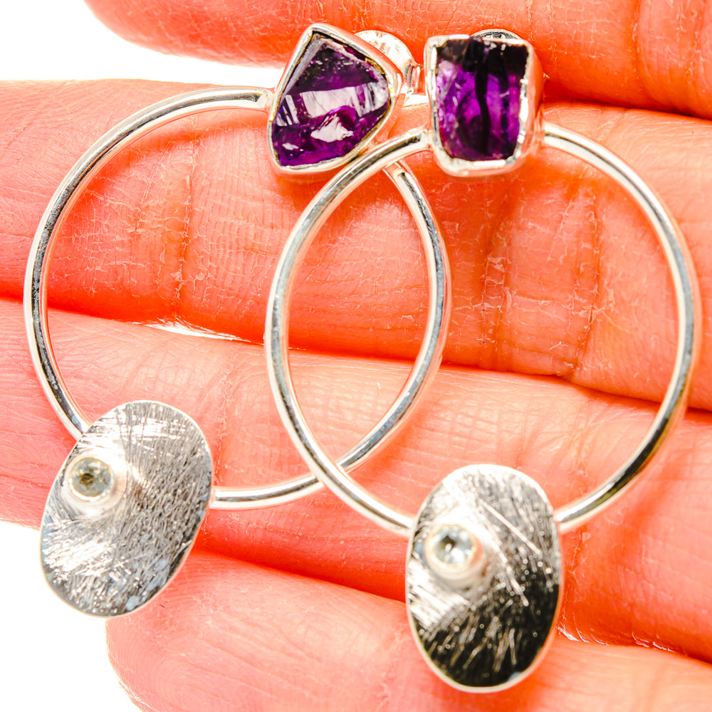 Amethyst Earrings handcrafted by Ana Silver Co - EARR431319