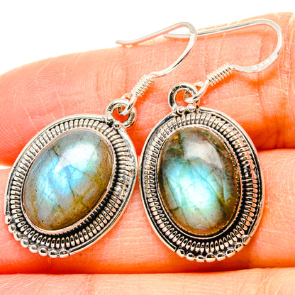 Labradorite Earrings handcrafted by Ana Silver Co - EARR431323