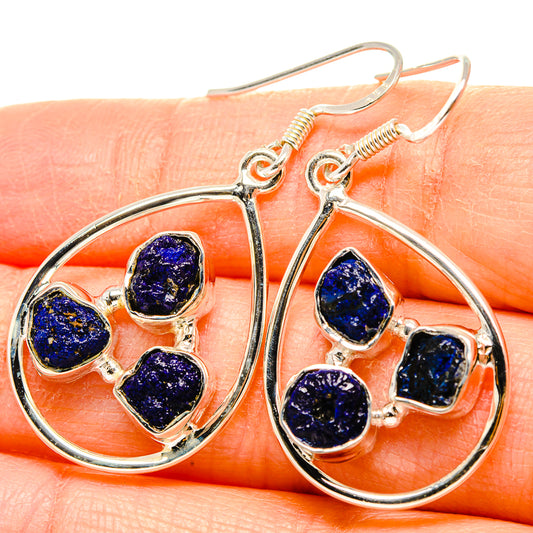 Lapis Lazuli Earrings handcrafted by Ana Silver Co - EARR431334