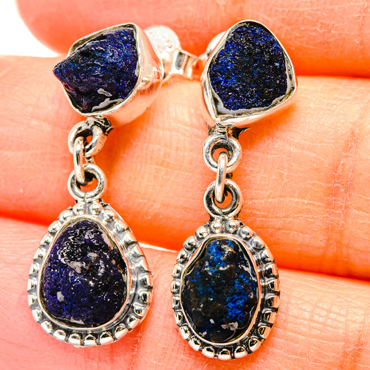 Lapis Lazuli Earrings handcrafted by Ana Silver Co - EARR431340