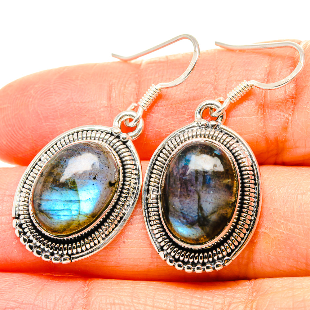 Labradorite Earrings handcrafted by Ana Silver Co - EARR431343