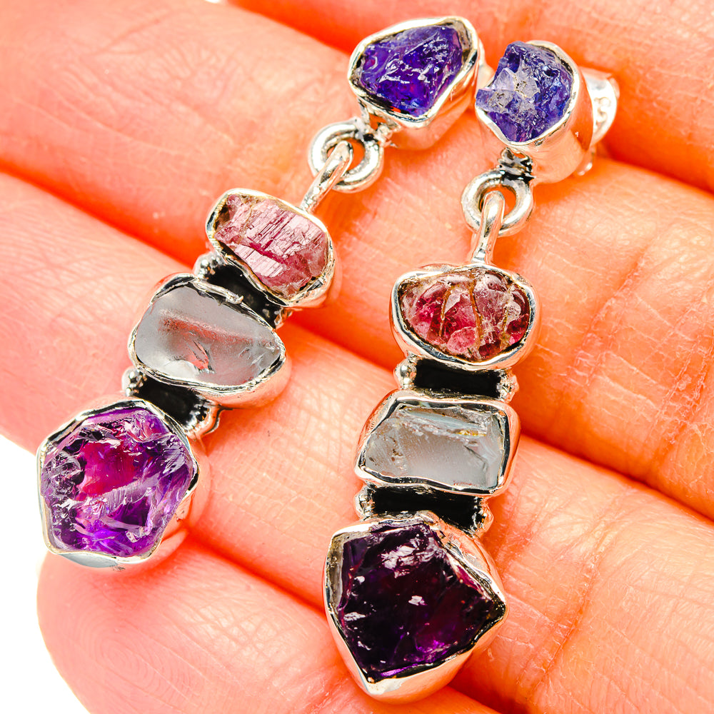 Amethyst Earrings handcrafted by Ana Silver Co - EARR431344