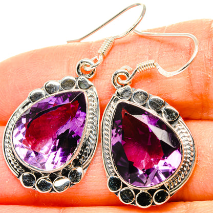 Amethyst Earrings handcrafted by Ana Silver Co - EARR431354