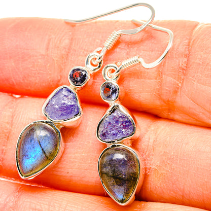 Labradorite Earrings handcrafted by Ana Silver Co - EARR431356