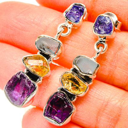 Amethyst Earrings handcrafted by Ana Silver Co - EARR431361