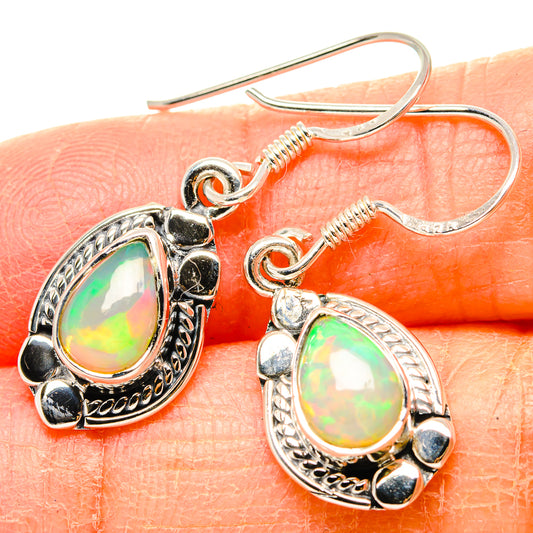 Ethiopian Opal Earrings handcrafted by Ana Silver Co - EARR431374