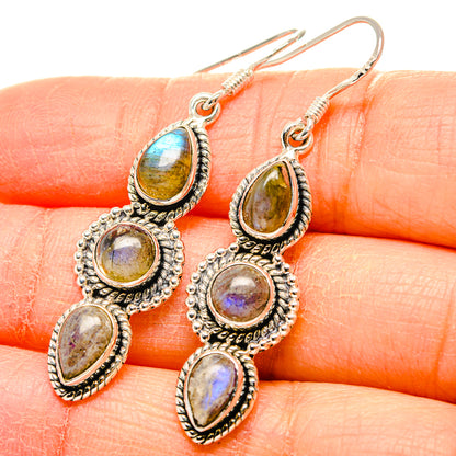 Labradorite Earrings handcrafted by Ana Silver Co - EARR431385