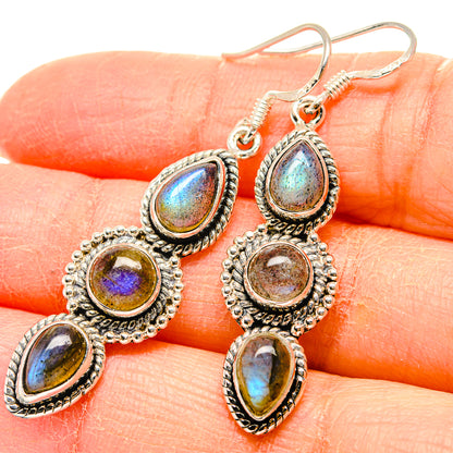 Labradorite Earrings handcrafted by Ana Silver Co - EARR431389