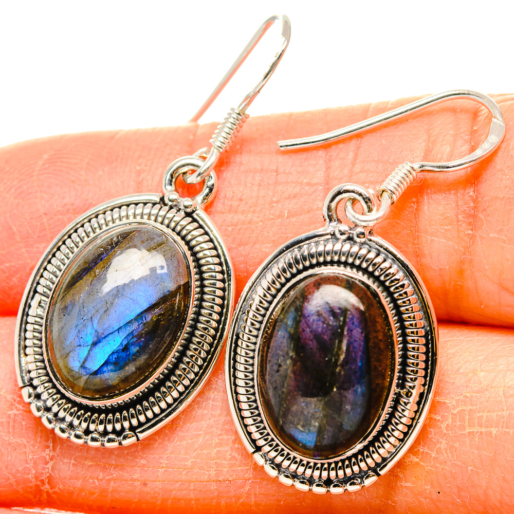 Labradorite Earrings handcrafted by Ana Silver Co - EARR431397