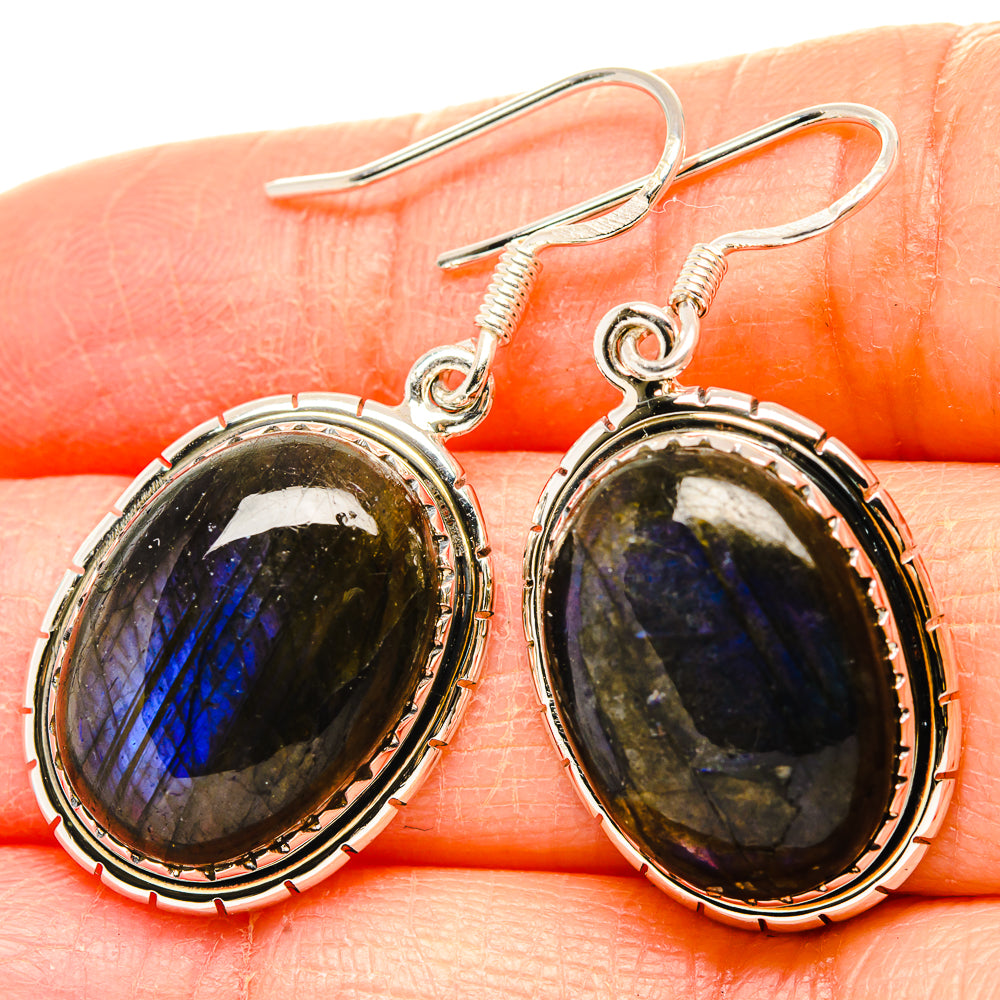 Labradorite Earrings handcrafted by Ana Silver Co - EARR431410