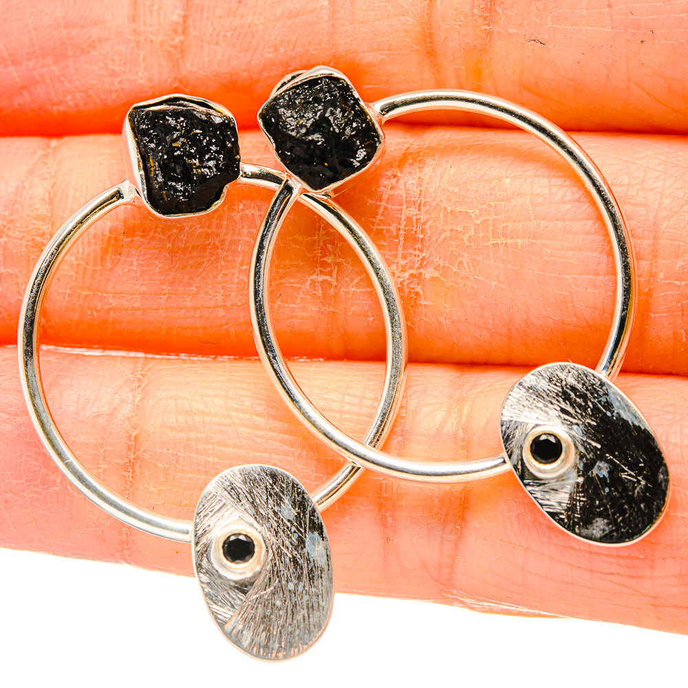 Tektite Earrings handcrafted by Ana Silver Co - EARR431417