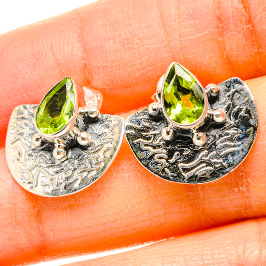 Peridot Earrings handcrafted by Ana Silver Co - EARR431423