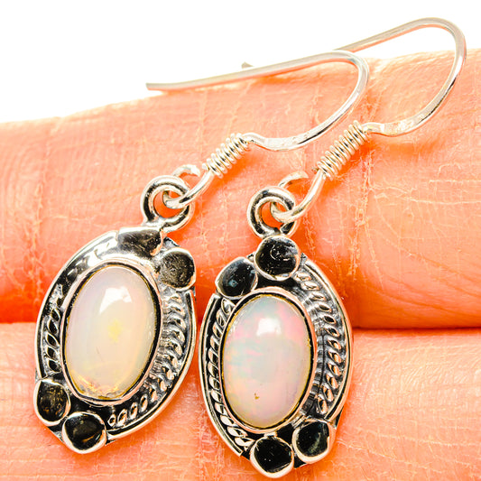 Ethiopian Opal Earrings handcrafted by Ana Silver Co - EARR431427